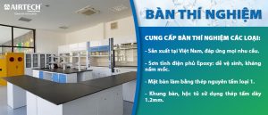 Ưu điểm của bàn thí nghiệm do Airtech Thế Long sản xuất